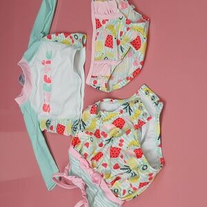 Three Piece Baby Girl Swimsuit